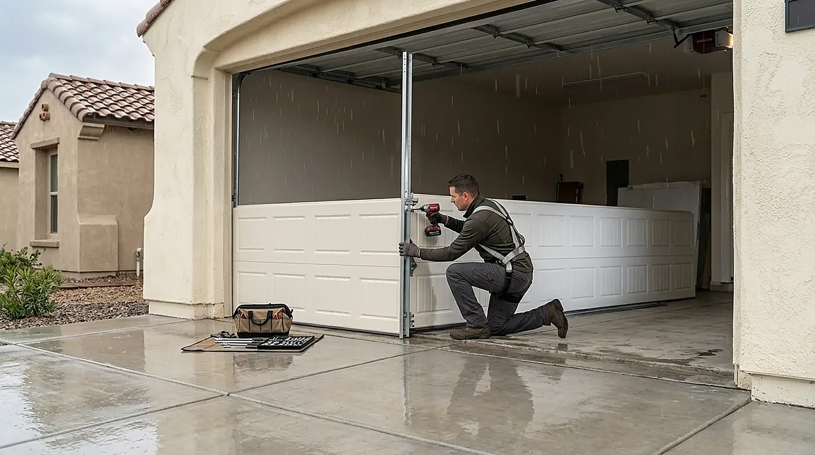 Garage door service in Saint Paul, MN
