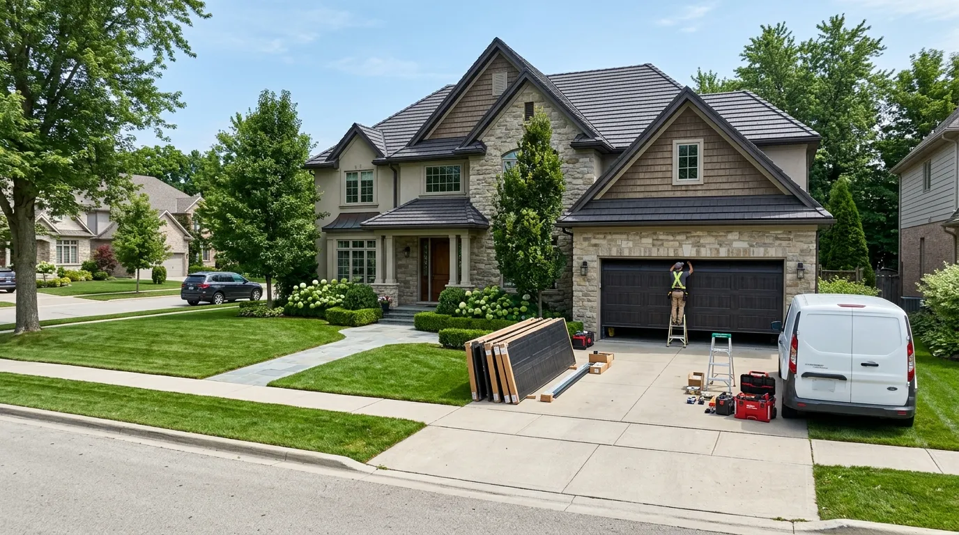 Garage door service in Saint Paul, MN